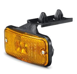 PILOTO LATERAL AMBAR LED CON SOPORTE