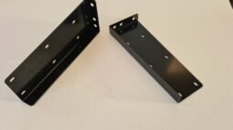 JUEGO SOPORTES HORIZONTALES NEGROS 4MM